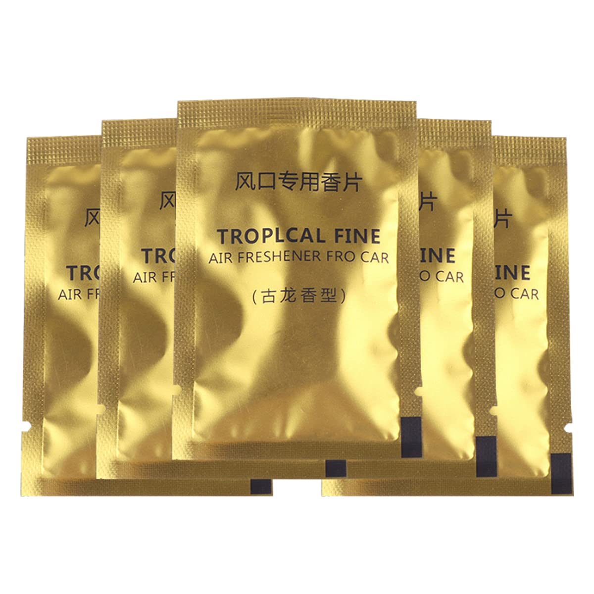 5-Pack Car Air Freshener Refills - Vent Clip Replacement Pads for Home & Office Use