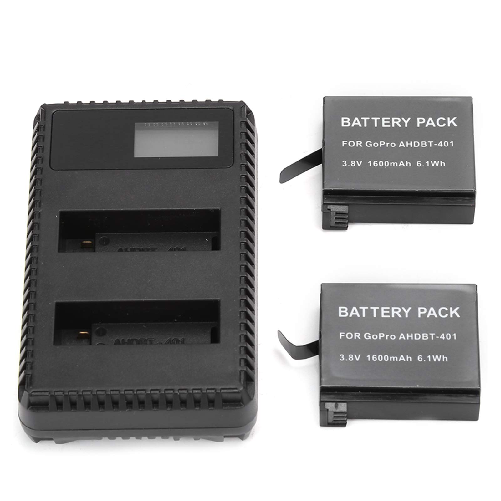 Fast Charging Dual Slot Rechargeable Battery Charger for Sports Cameras - Professional Grade, High Recovery Life - Perfect for Home & Office Use