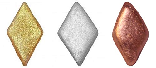 CK Imperial Highlighter Luster Dust - Edible Gold, Silver & Rose Gold Powder for Cake Decorating, Cupcakes & Chocolate Making - Food Safe & Vegan Friendly