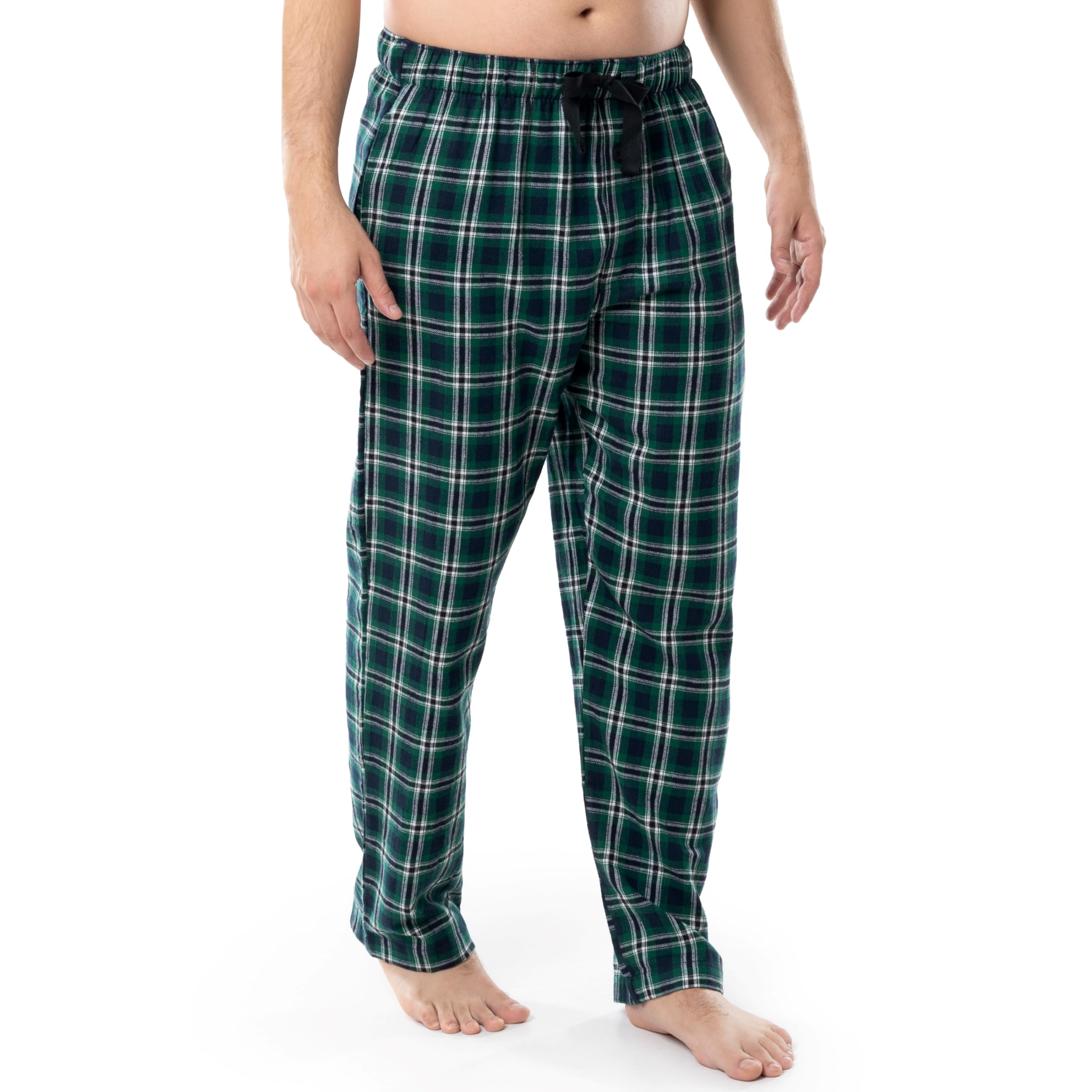 Fruit of the Loom Men's Soft Flannel Pajama Pants - Comfortable Lounge & Sleepwear for Relaxing at Home or Nighttime Comfort