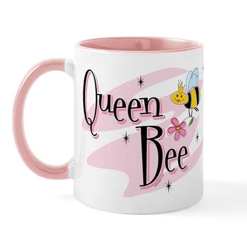 White/Pink Inside - Queen Bee Mug