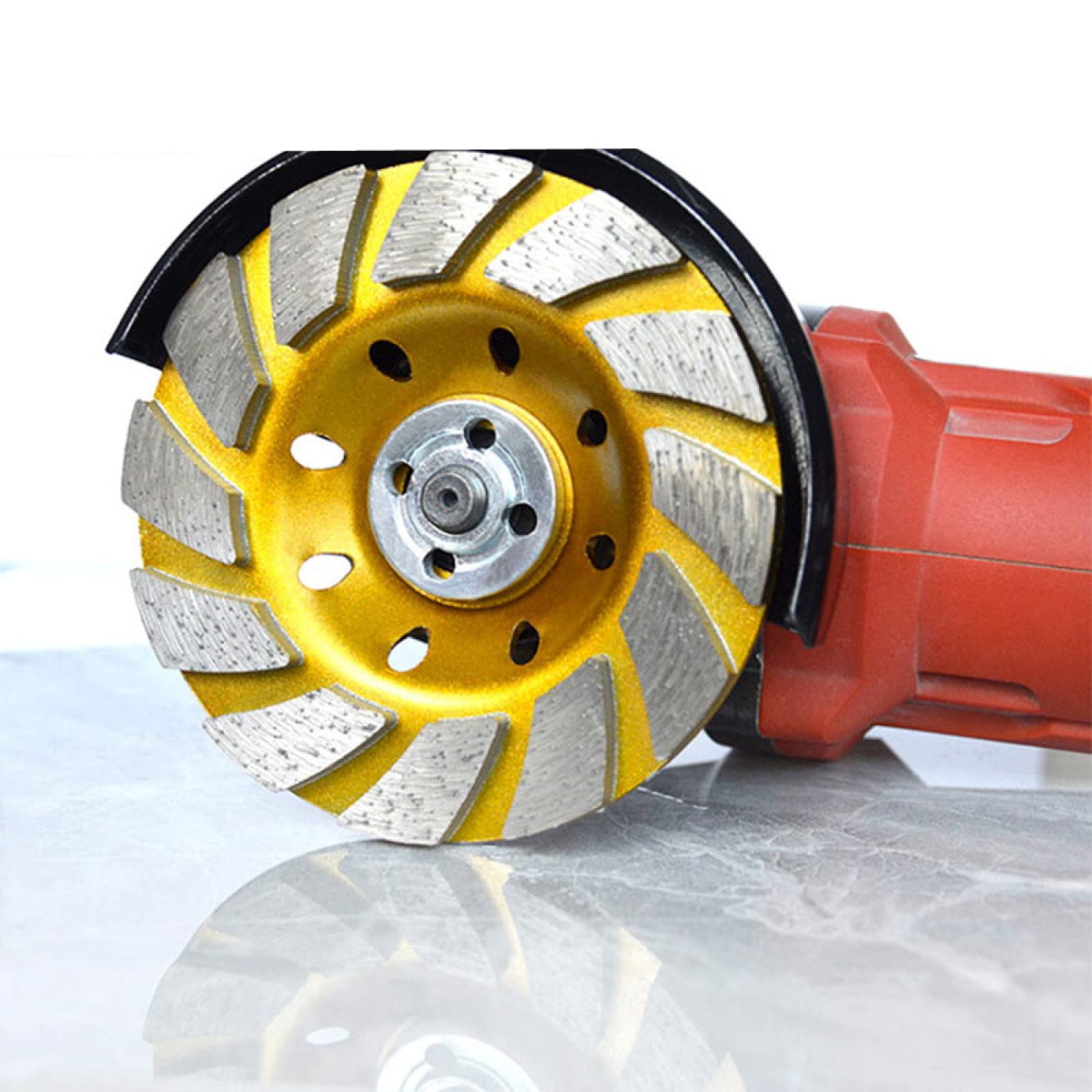 Diamond Grinding Disc 100/125/150/180mm - Abrasive Bowl Shaped Grinder Wheel for Concrete, Tile & Granite Polishing - Perfect for DIY Home Renovation & Professional Stone Work (180mm)