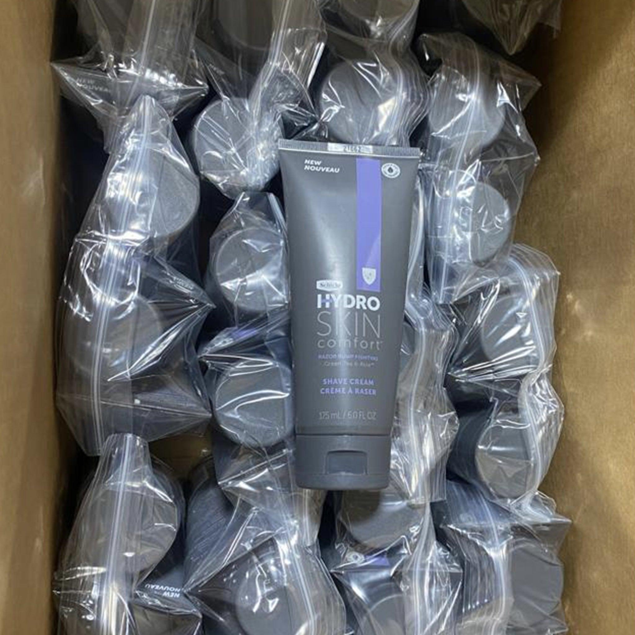 Schick Hydro Skin Comfort Razor Bump Fighting Shaving Cream with Green Tea & Aloe Vera - 50 Pack Box - Soothing Shave for Sensitive Skin - Perfect for Men's & Women's Daily Grooming Routine
