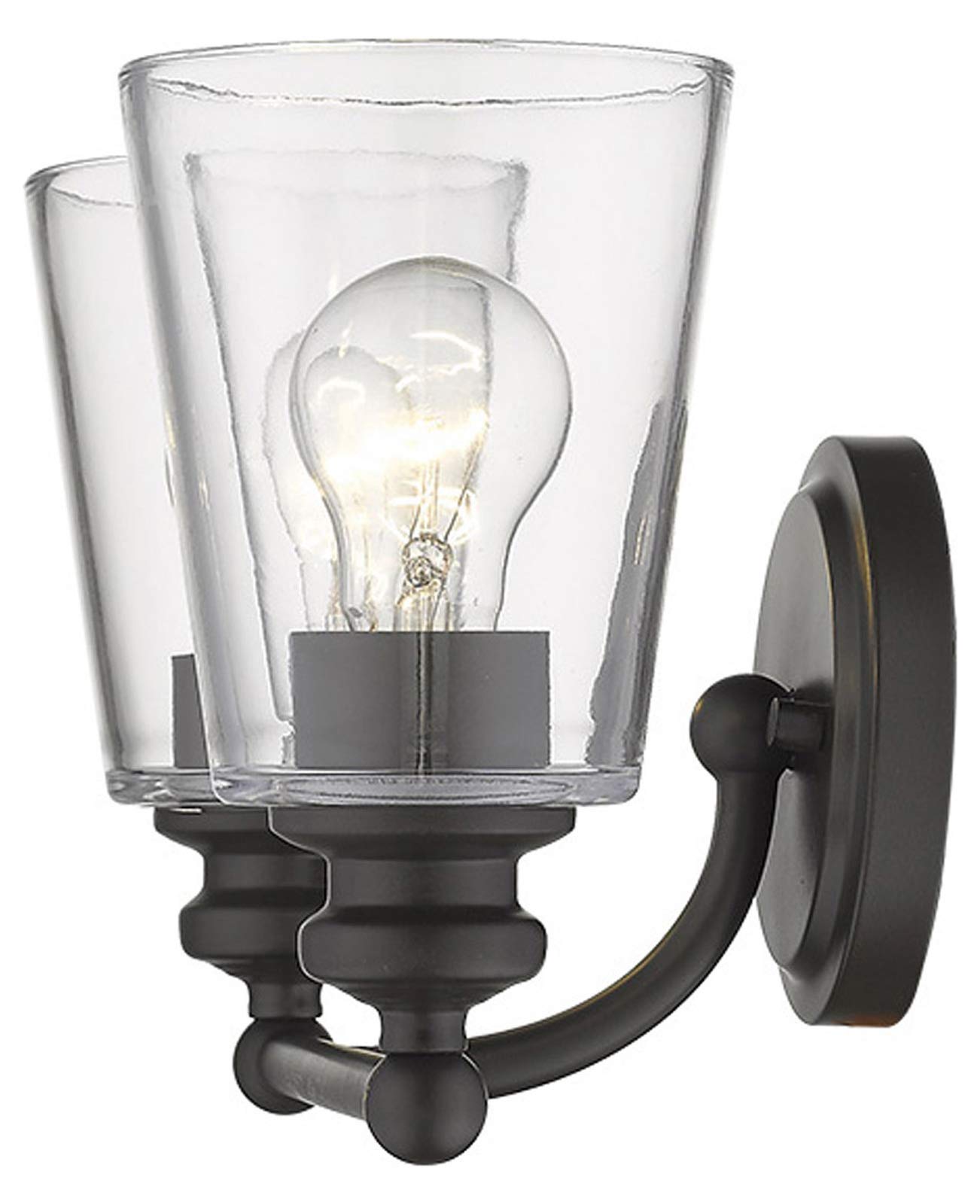 2-Light Oil-Rubbed Bronze Bathroom Vanity Light Fixture - Perfect for Modern Powder Rooms & Master Bathroom Makeovers