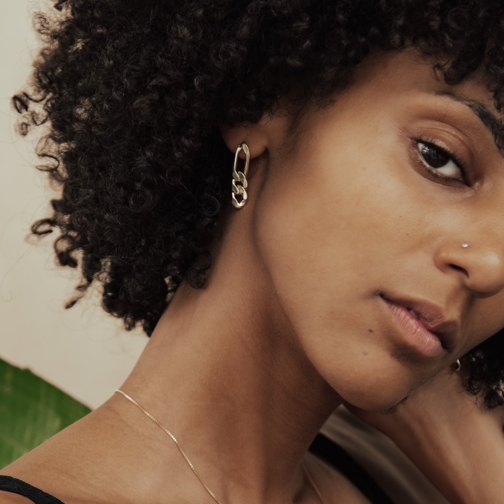 Trendy Chain Post Earrings for Women - Dainty Gold & Silver Hoop Earrings - Perfect for Everyday Wear, Parties & Gifts
