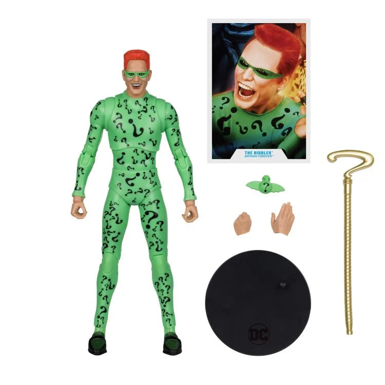 Batman Forever DC Multiverse The Riddler Action Figure - Collectible Buildable Nightmare Bat - Perfect for DC Comics Fans & Action Figure Collectors - Great for Display, Play, and Completing Your DC Multiverse Collection