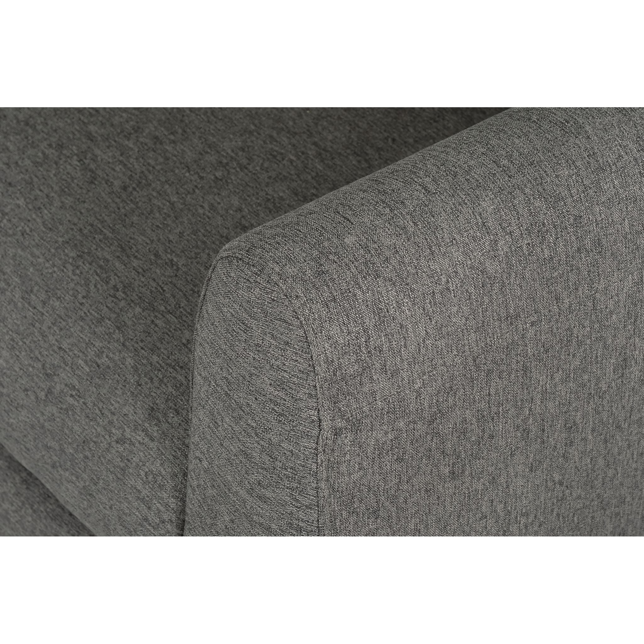 Betsey Loveseat - Modern Stone Fabric Sofa for Living Room, Small Space, Apartment & Cozy Home Decor