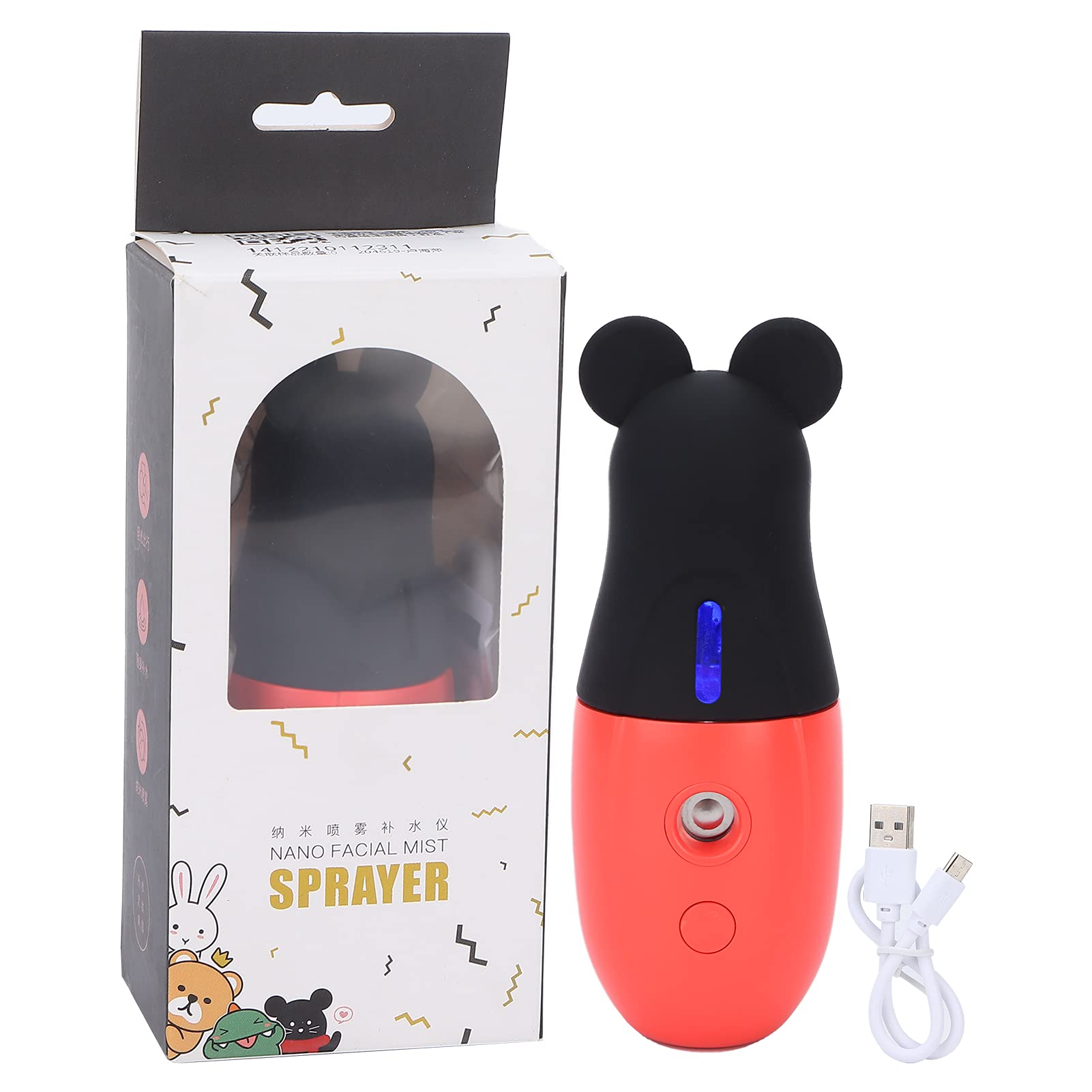 Portable USB Facial Mister & Hydrating Sprayer - Cool Mist Face Steamer for Skin Care, Makeup, Eyelash Extensions & SPA | Perfect for Travel, Gym & Daily Moisturizing