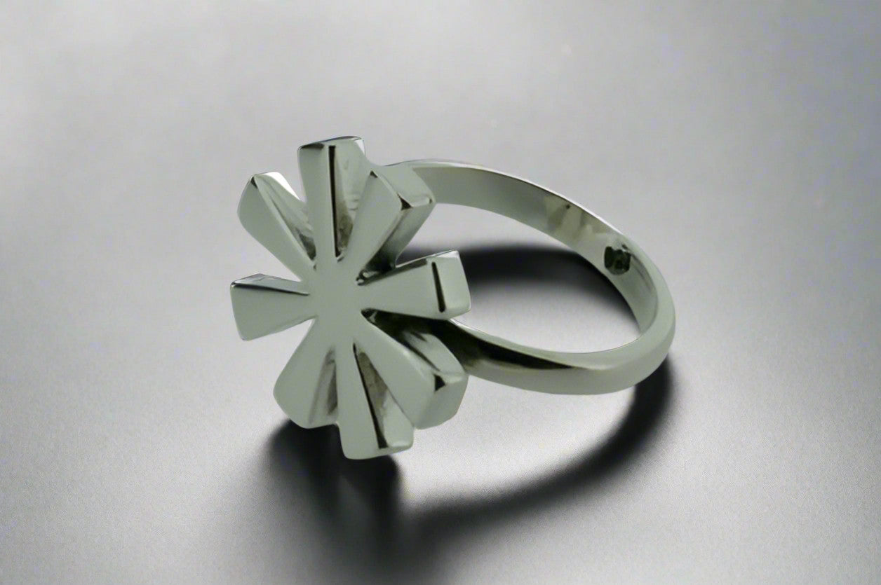 Stylish Sterling Silver Propeller Ring - Unique Aviator Jewelry for Men & Women - Perfect for Everyday Wear, Gifts & Aviation Enthusiasts