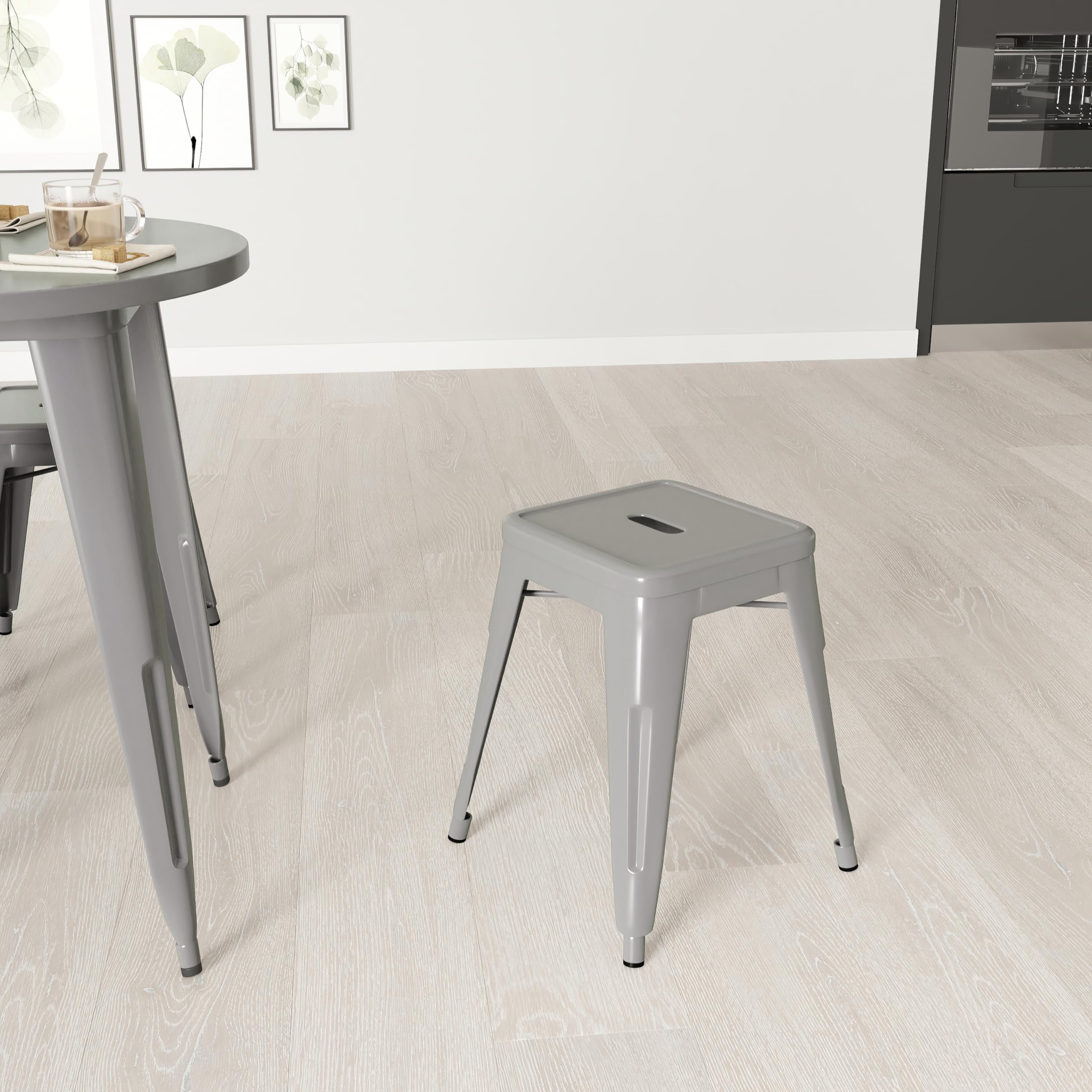 Merrick Lane Sloane Dining Stools Set of 4 - 18