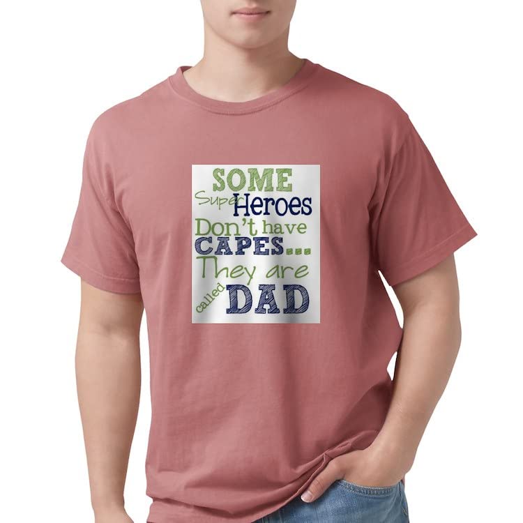 Superhero Dad T-Shirt for Men - Comfort Colors® Soft Cotton Tee - Perfect for Father's Day Gifts & Casual Wear