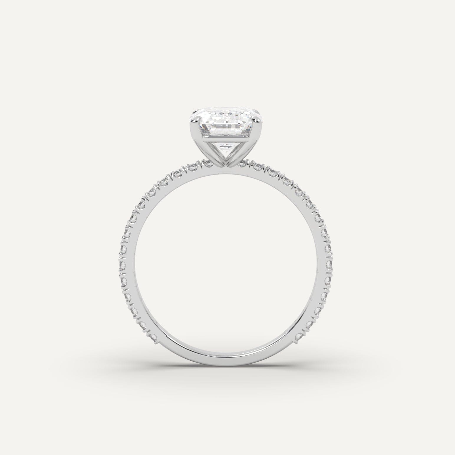 2 Carat Emerald Cut Diamond Ring - Elegant Solitaire Engagement Ring for Women | Perfect for Proposals, Anniversaries & Special Occasions