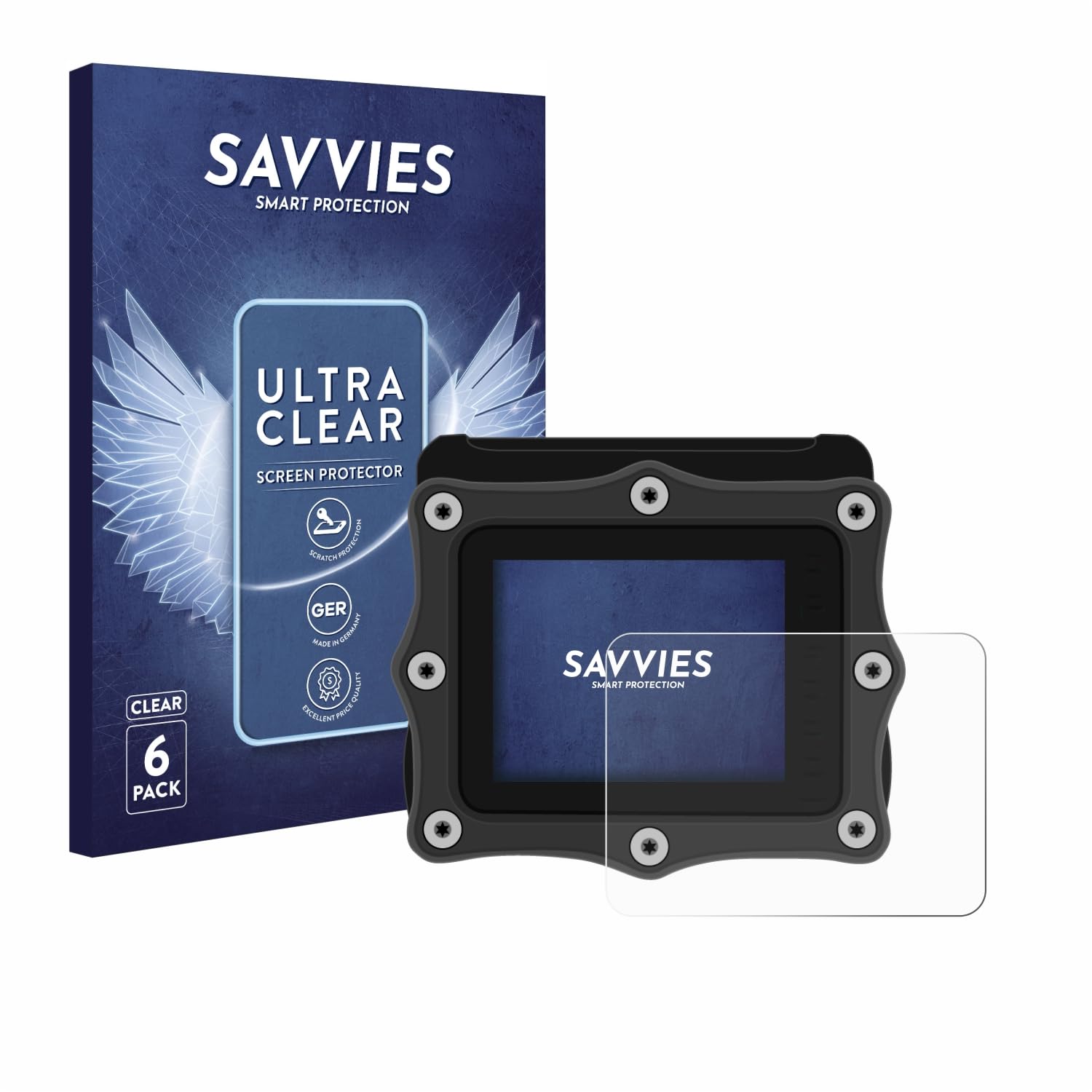 Savvies 6 Pack Screen Protector for Shearwater Perdix - Clear Protection Film for Diving Computers