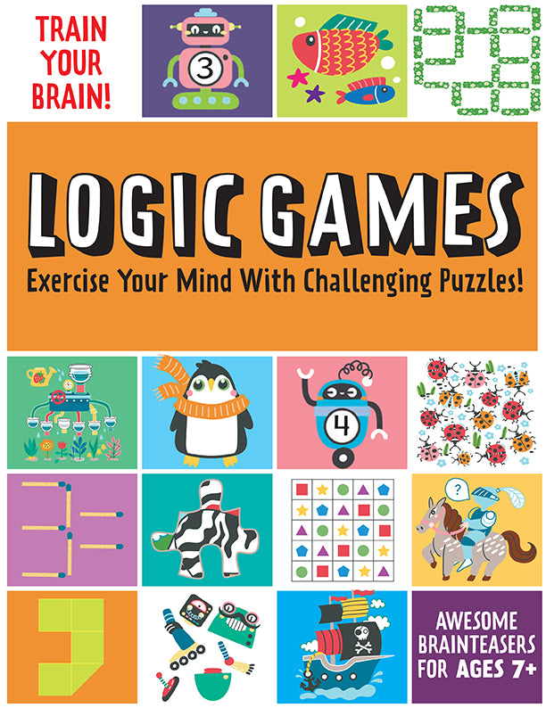 Train Your Brain: Fun and Challenging Logic Games for Adults & Kids - Improve Memory & Problem-Solving Skills at Home or School