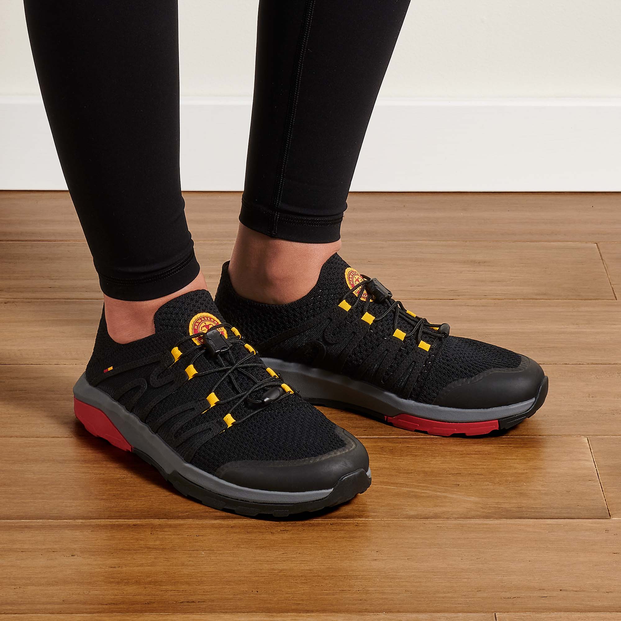 Imaka Trainer - Black & Charcoal Running Shoes for Men | Lightweight Gym Workout & Casual Walking Sneakers