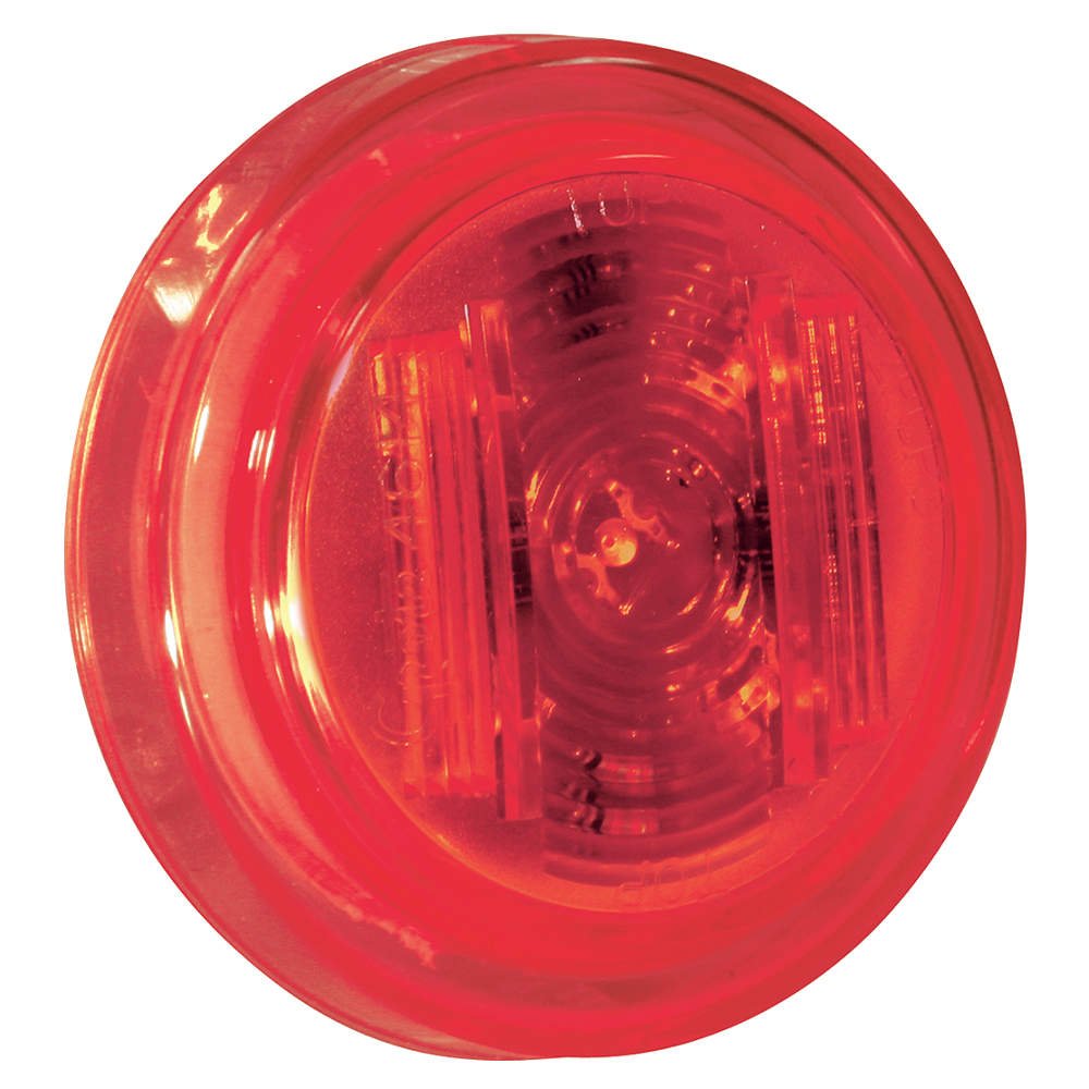 Grote 2.5 Inch Red LED Clearance Marker Light - DOT/PC Rated for Trucks, Trailers & Heavy Equipment - Ideal for Night Driving & Safety Visibility