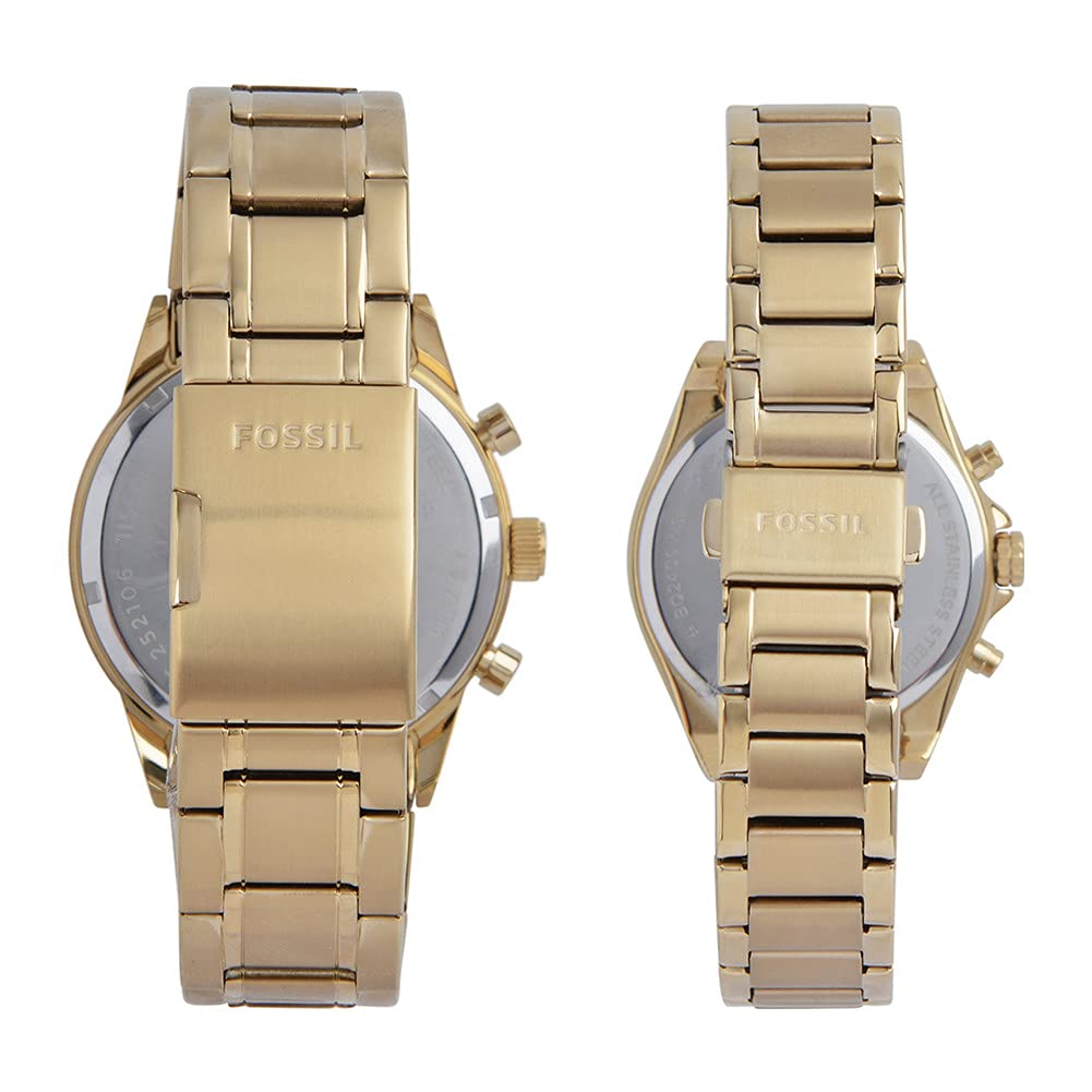 Fossil BQ2400SET Modern Courier Watch Gift Set for Men - Stylish Analog Quartz Watch with Leather Strap, Perfect for Casual Wear, Business & Gifting