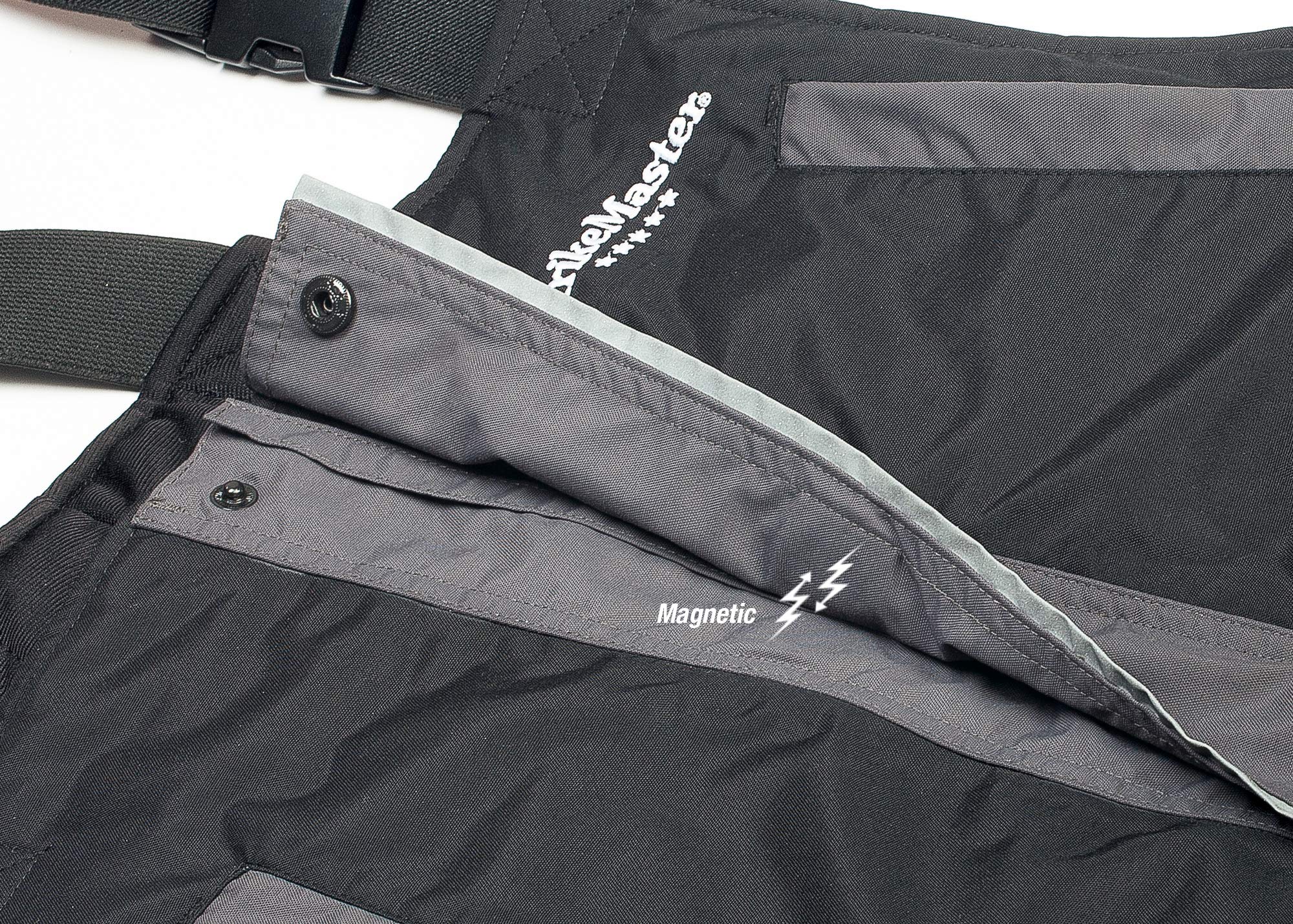 Strikemaster Men's Battle Ice Fishing Bib - Heavy Duty Waterproof Snow Pants for Winter Fishing, Hunting & Outdoor Activities (3X-Large, Grey/Black) - Perfect for Ice Anglers & Cold Weather Adventures