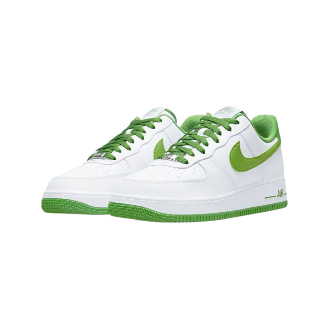 Nike Air Force 1 Low '07 White Chlorophyll Sneakers - Men's Casual Shoes for Streetwear & Everyday Wear