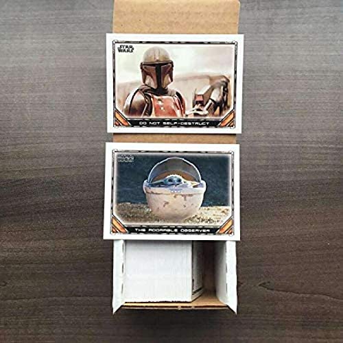 2020 Topps Star Wars The Mandalorian Season 1 Complete Base Set - 100 Factory Sealed Near Mint Trading Cards | Disney+ Exclusive Collectibles for Fans & Card Game Enthusiasts | Perfect for Display, Trading, and Investment
