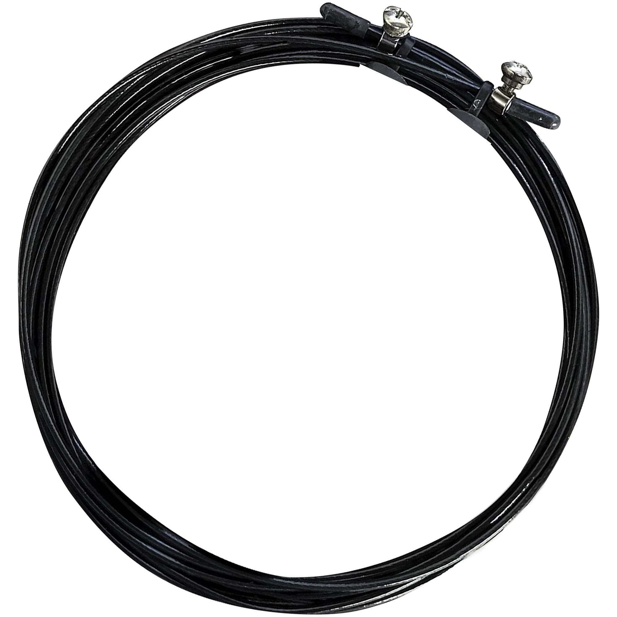 Epitomie Fitness Standard Jump Rope Cable - High-Speed Durable Replacement Rope for Cardio & CrossFit Training - Perfect for Home Gym, Boxing, and Speed Workouts (Black)