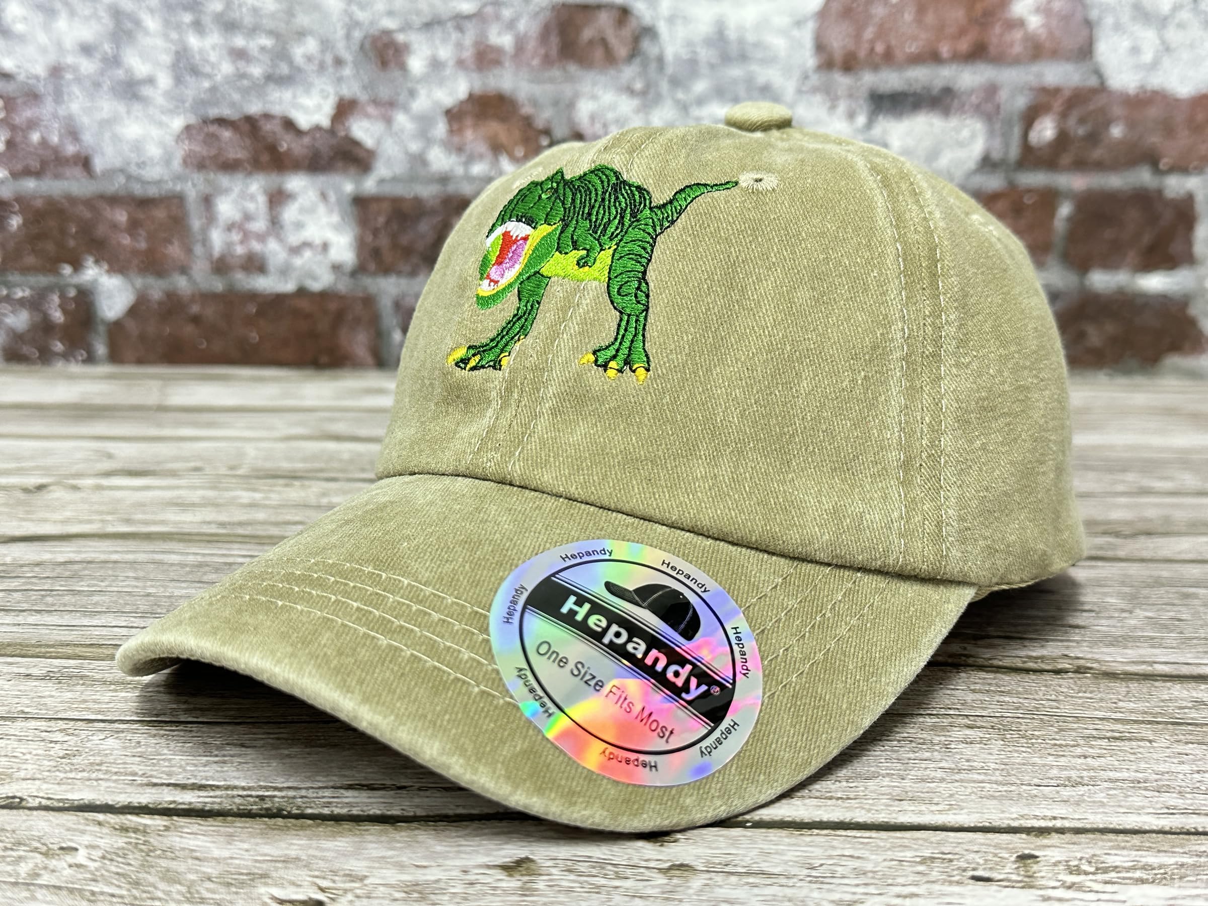 Hepandy Tyrannosaurus T-Rex Dinosaur Hat for Kids - Adjustable Dino Costume Hat for Boys & Girls - Perfect for Halloween, Birthday Parties & Dinosaur Theme Events
