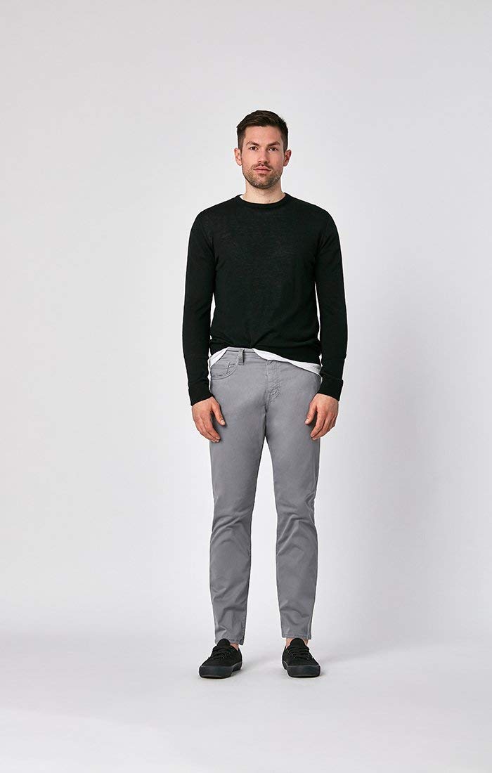 Mavi Matt Classic Men's Straight Leg Pants - Mid-Rise Relaxed Fit Work Pants for Men | Comfortable Office Wear & Casual Everyday Pants