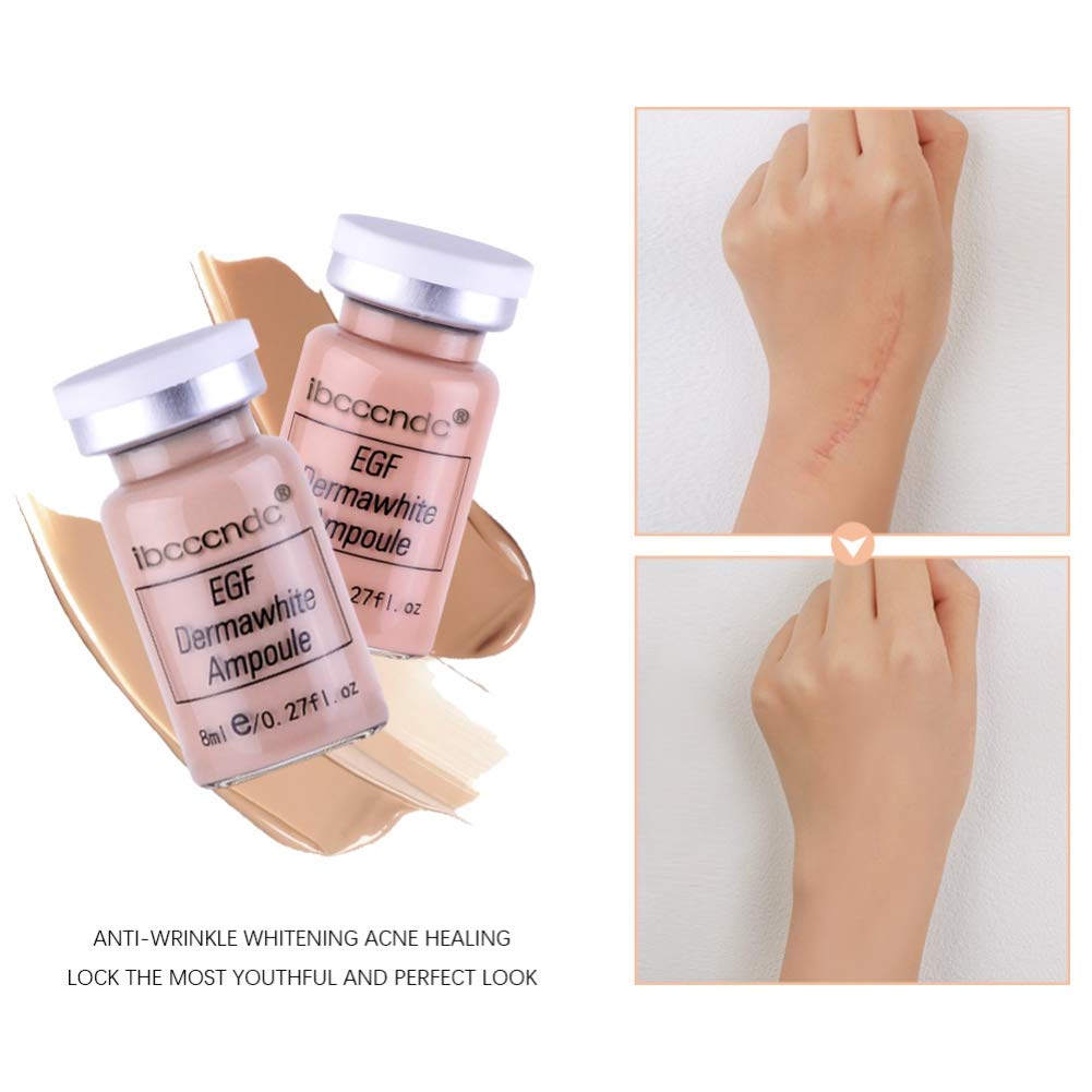 Allbestaye Semi-Permanent Liquid Foundation for Microneedling - Waterproof Glow Makeup Set with Concealer | Perfect for Professional Salon Treatments & At-Home Skincare Routines