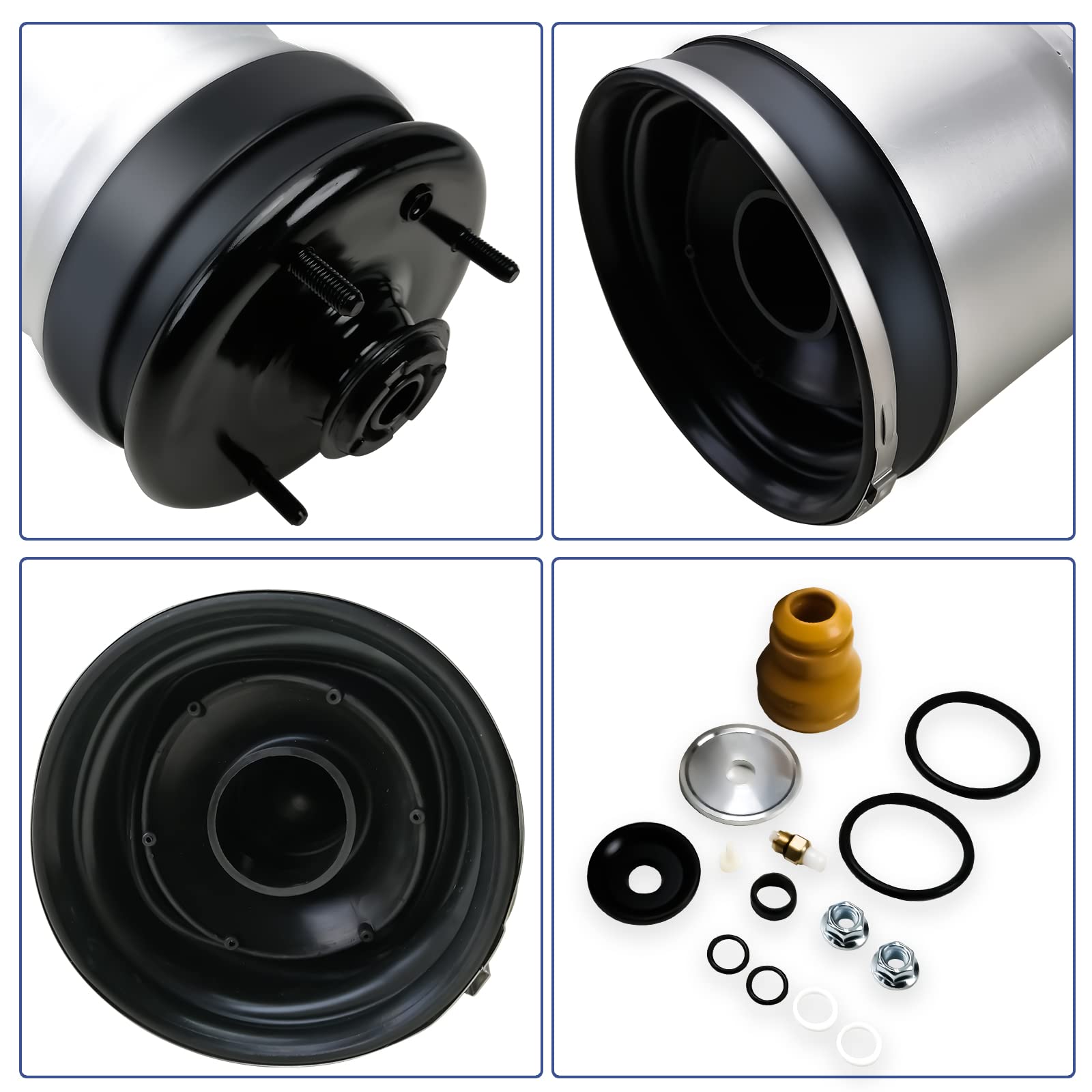 High-Quality Rear Air Suspension Spring Bags Replacement for Land Rover LR3 (2005-2009) LR4 (2010-2016) & Sport (2006-2013) - Durable Off-Road Upgrade for Smooth Ride & Enhanced Load Capacity