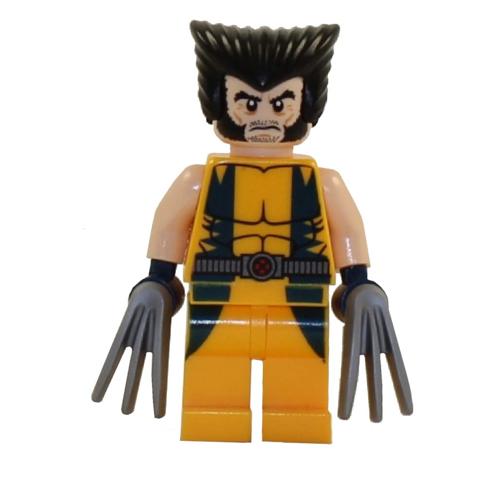 LEGO Marvel Super Heroes Wolverine Minifigure (2012 Edition) - Collectible Building Toy for Kids & Adults, Perfect for Display, Gifts, and Superhero Play Scenes