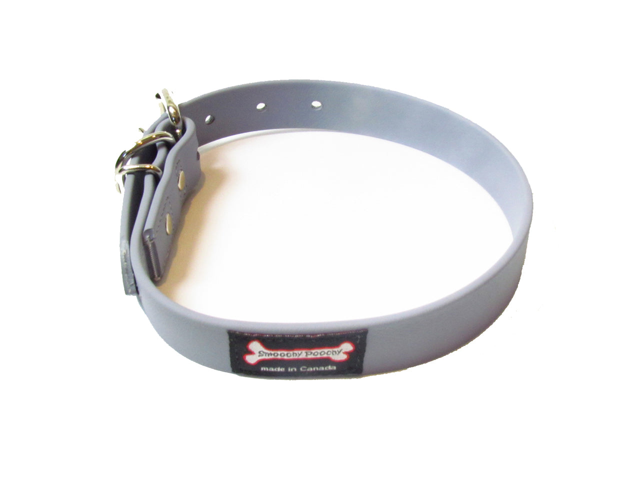 Smoochy Poochy Soft & Durable Polyvinyl Dog Collar - Adjustable Pet Collar for Small Medium Large Dogs (Multiple Colors) | Perfect for Daily Walks, Training & Outdoor Adventures