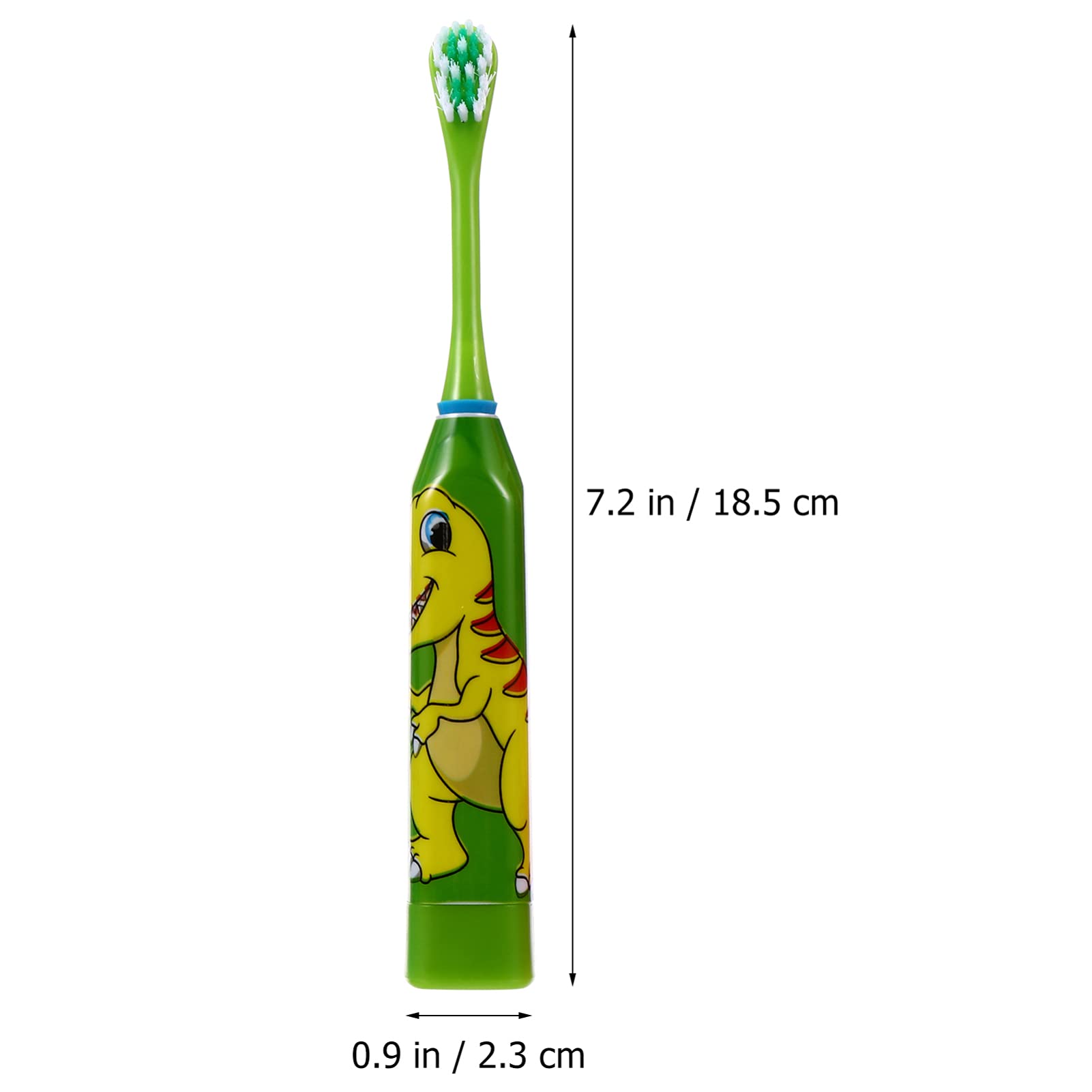 Healifty Kids Electric Toothbrush Set - Battery Powered Toothbrush for Boys & Girls with 3 Color Options - Perfect for Home, Travel & School Dental Care