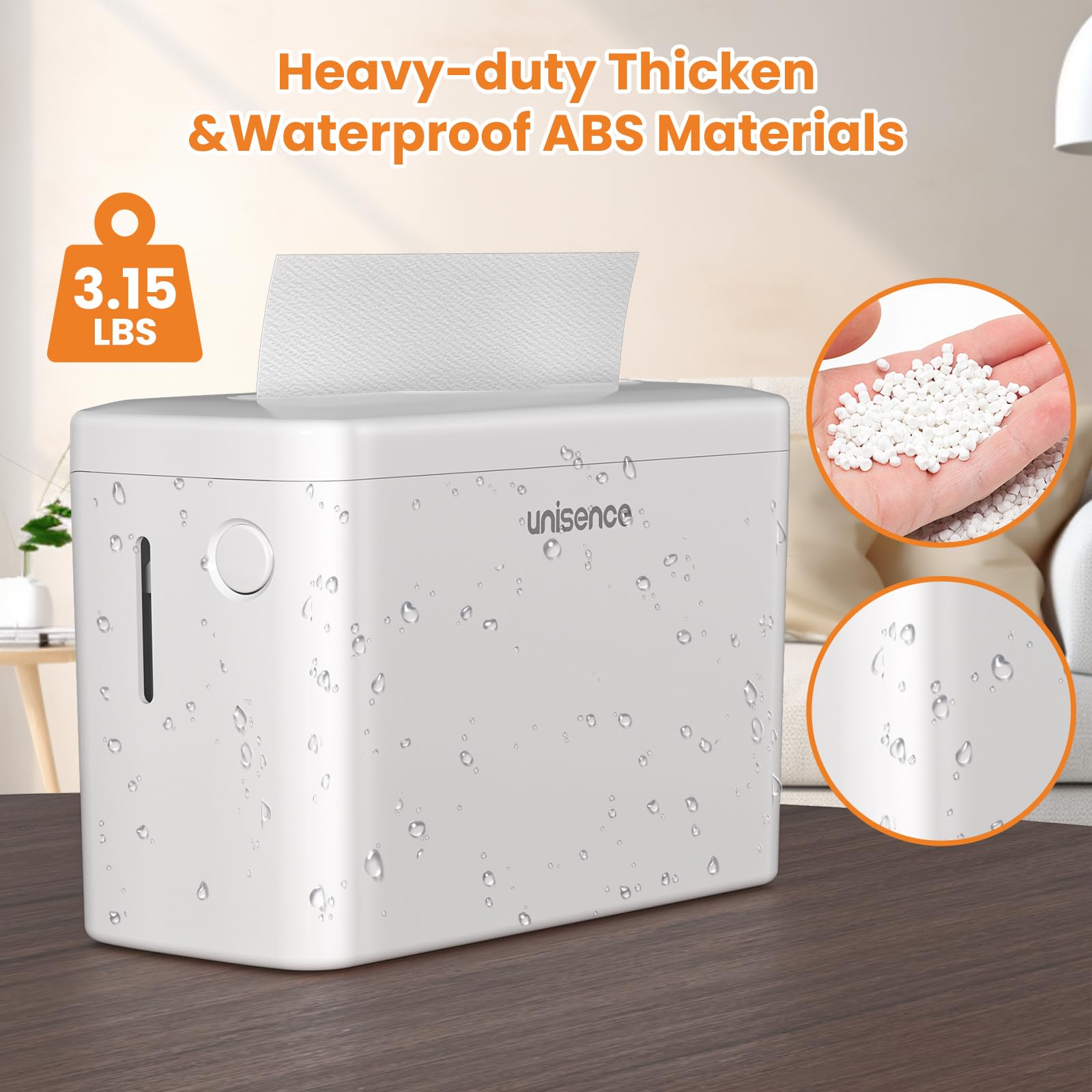 Commercial White Countertop Paper Towel Dispenser for Bathroom - Multifold Hand Towel Holder, C-Fold Tissue Dispenser for Restaurants, Offices & Public Spaces