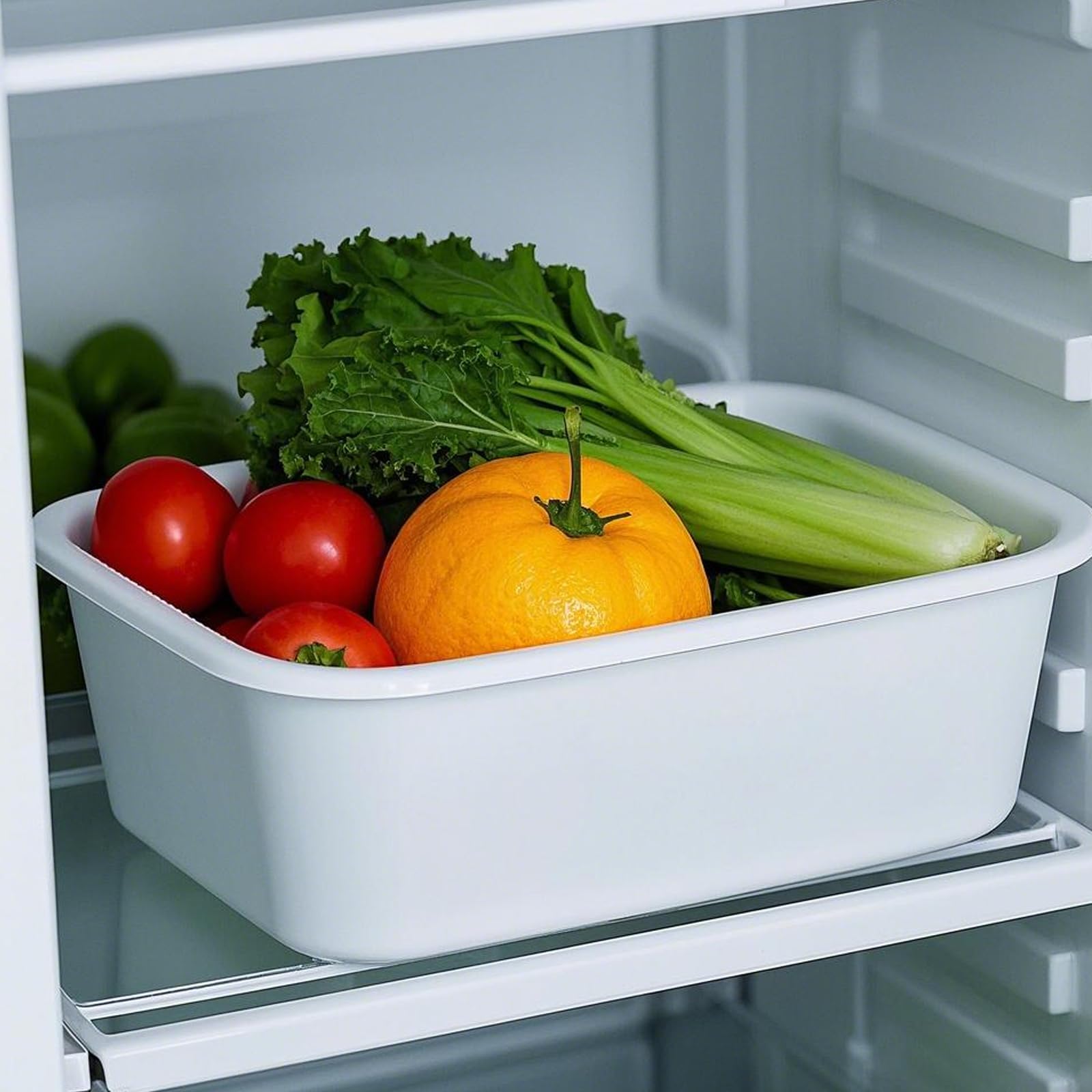 ZOENHOU 4 Pack 10L White Commercial Plastic Bus Tubs - Heavy Duty Dishwashing Basins for Restaurants, Kitchens & Pantry Organization (5 Inch Deep) - Perfect for Washing Dishes, Food Storage & Commercial Use