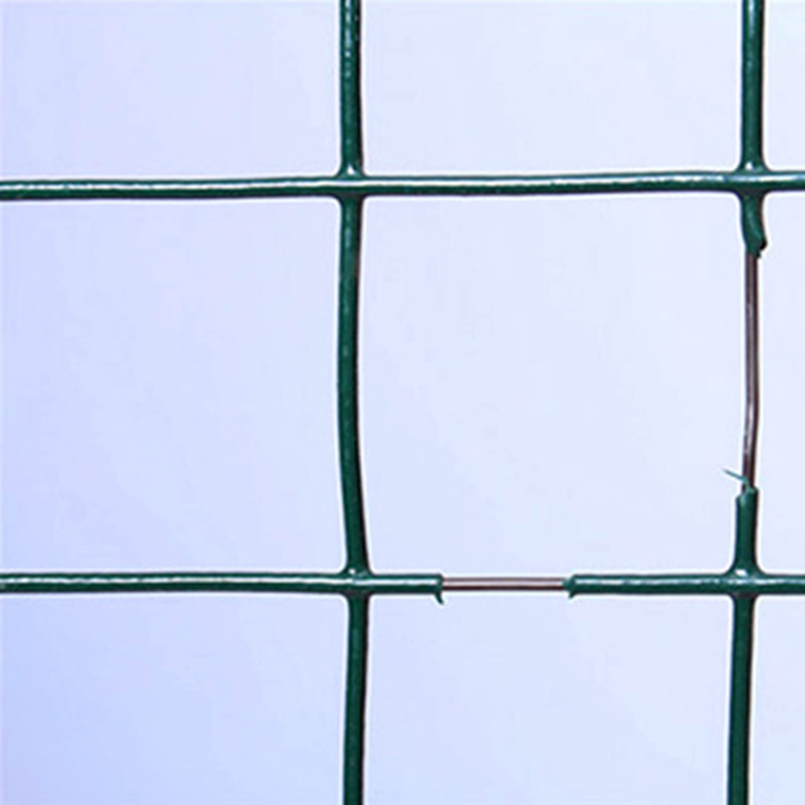 LFFH Green Vinyl Coated Welded Wire Mesh - 1.5mm Wire Diameter, 3cm Hole Size - 1x30m Garden Fencing for Chicken Coop, Poultry Netting & Plant Protection - Durable Outdoor Use for Backyard, Farm & Garden Security