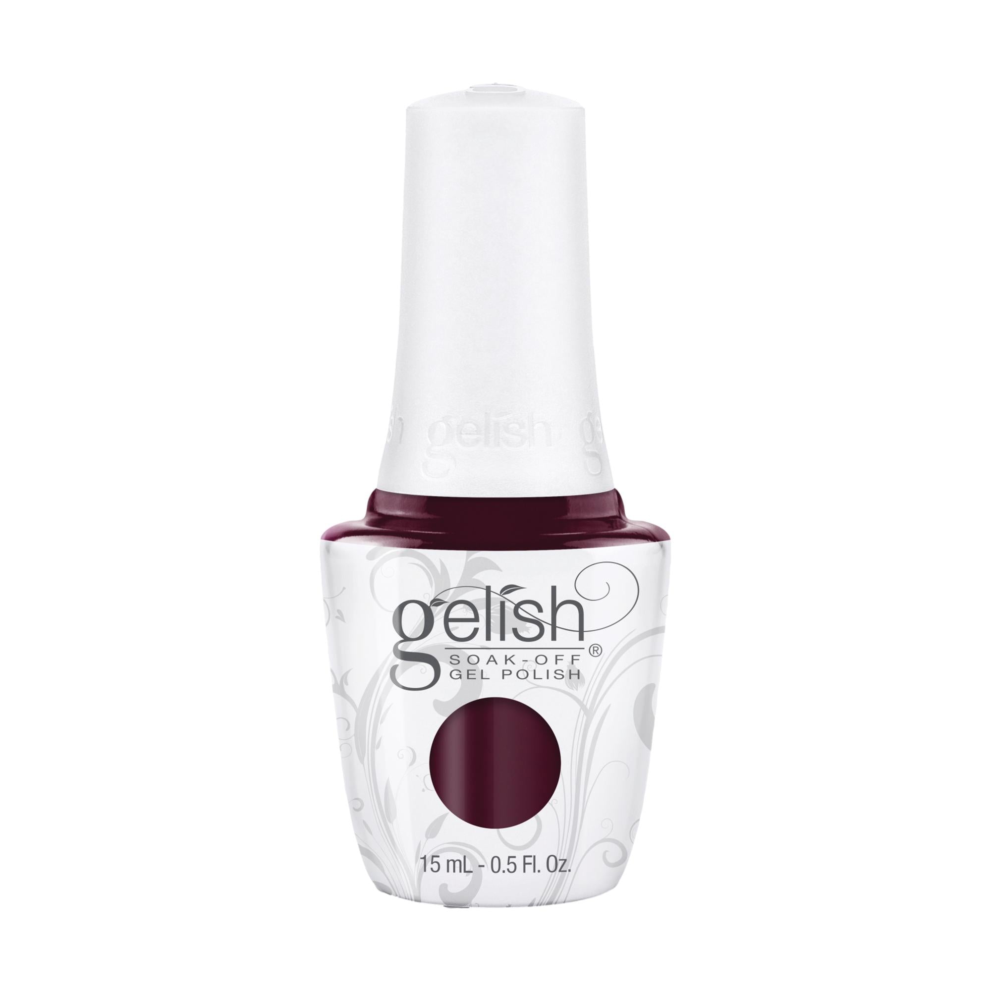 Gelish Gel Polish - Black Cherry Berry, 0.5 fl oz (15ml) Long-Lasting Nail Lacquer for Salon-Quality Manicures at Home | Perfect for Parties, Weddings & Special Occasions