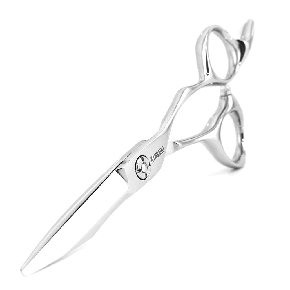 Professional 5.5 Inch Barber Scissors - 440C Stainless Steel Hair Cutting Shears for Salon & Home Use - Precision Hairdressing Tools for Stylists & DIY Haircuts - Kinsaro Hair Shears