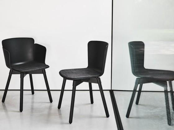 Midj Calla S L_C TS Side Chair - Modern Dining Chair for Kitchen, Office, and Living Room - Perfect for Home and Restaurant Use