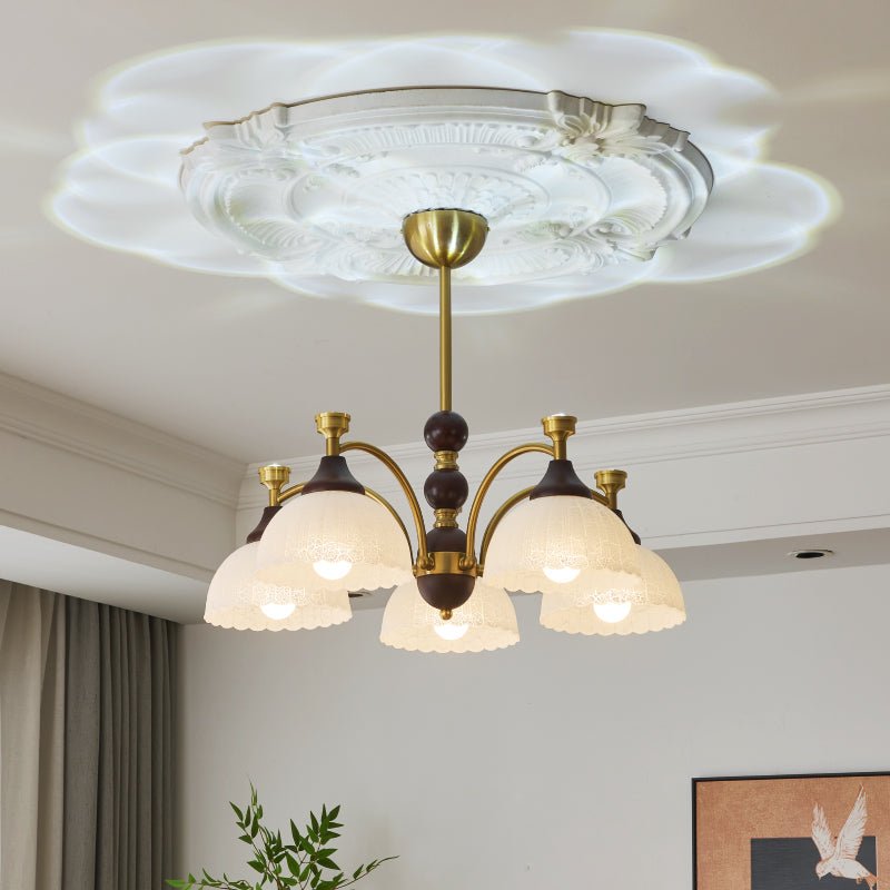 Florentia Crystal Chandelier - Elegant Modern Ceiling Light Fixture for Dining Room, Living Room & Bedroom Decor