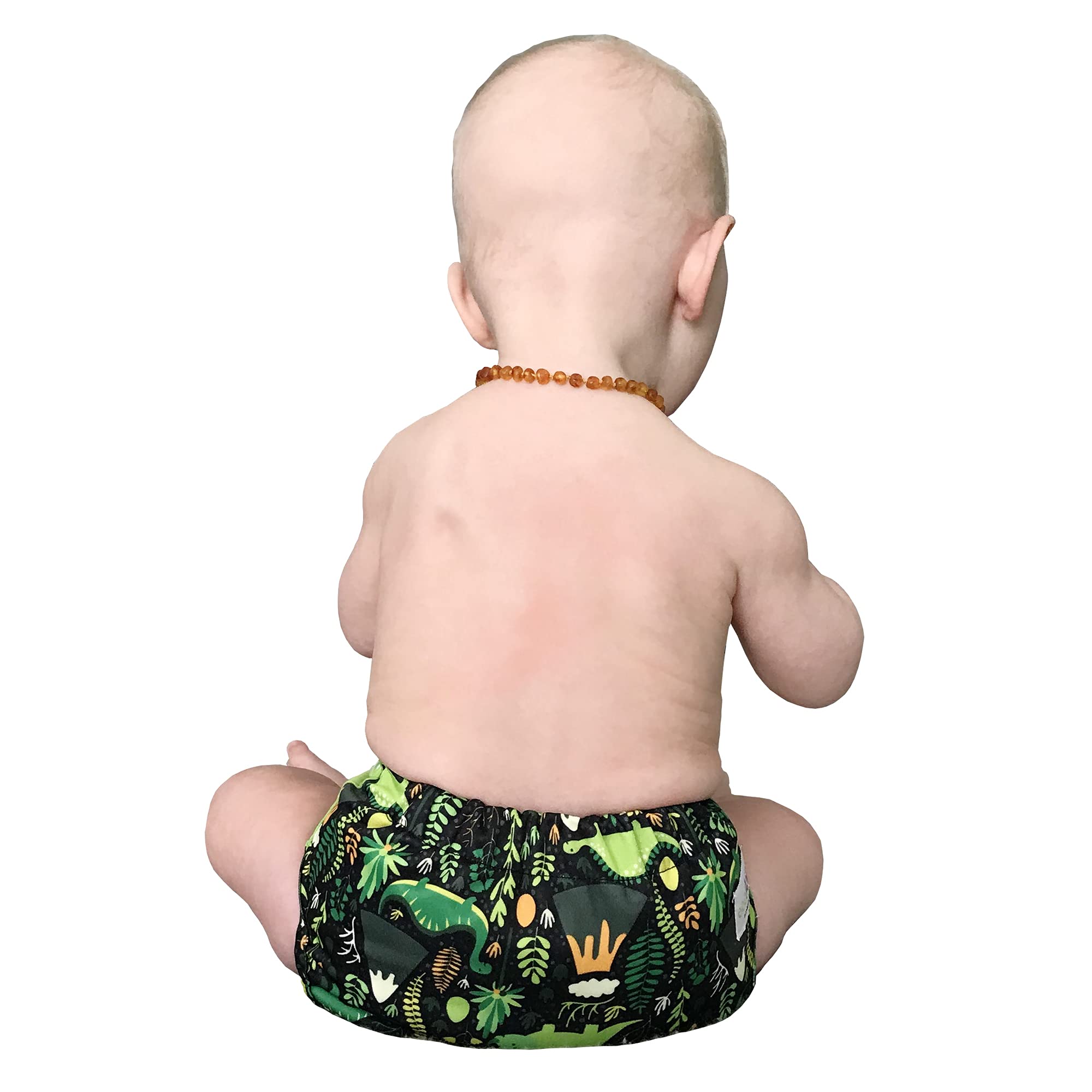 Reusable Waterproof Diaper Cover Shell for Baby - Soft Breathable Cloth Diaper Covers for Prefolds, Flats, Fitted or Inserts (Atom) | Perfect for Daycare, Travel & Overnight Protection