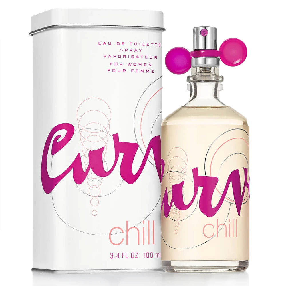 Curve Chill Women's Eau de Toilette Spray 3.4 oz - Fresh Floral Fragrance for Daywear, Office & Date Night