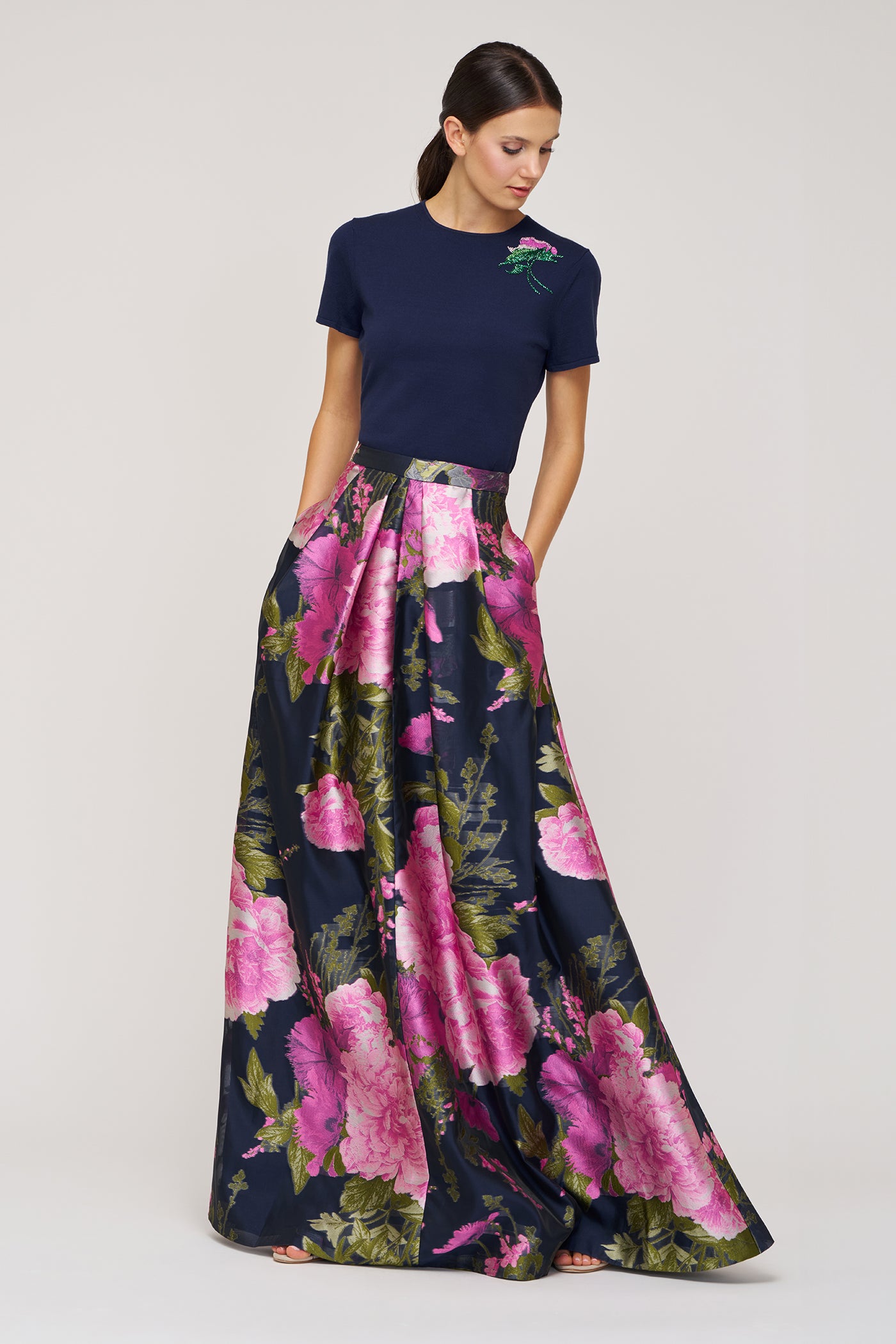 Elegant Rosa Ballgown Skirt for Women - Formal Prom Dress with Flowy Tulle Layers - Perfect for Weddings, Dances & Special Occasions