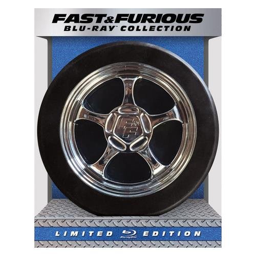 Fast & Furious 7-Movie Collection Blu-ray Set - Complete Action Movie Series for Home Entertainment & Movie Nights