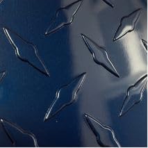 Aluminum Diamond Plate - Indigo Blue