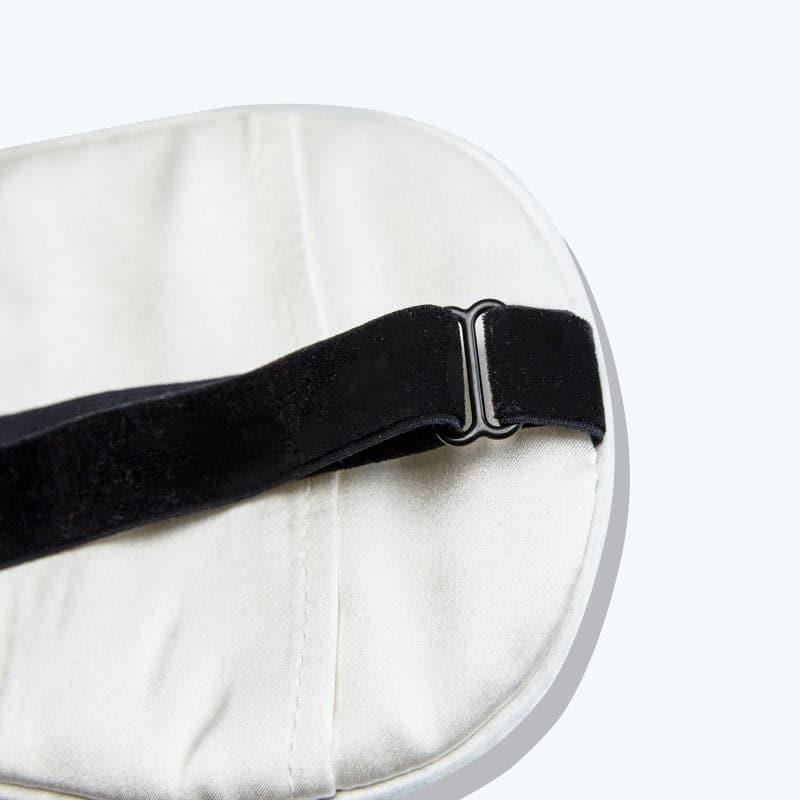 Cooling Silk Eye Mask for Sleep & Relaxation - Adjustable & Reusable - Perfect for Travel, Migraine Relief & Stress Relief