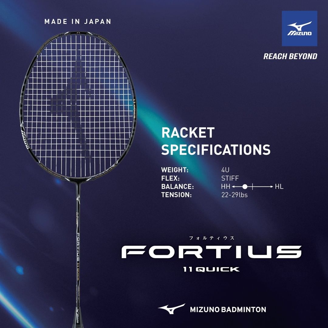Mizuno Fortius 11 Quick Badminton Shoes - Black/Purple - Lightweight & Durable for Competitive Play - Perfect for Indoor Court Sports & Training