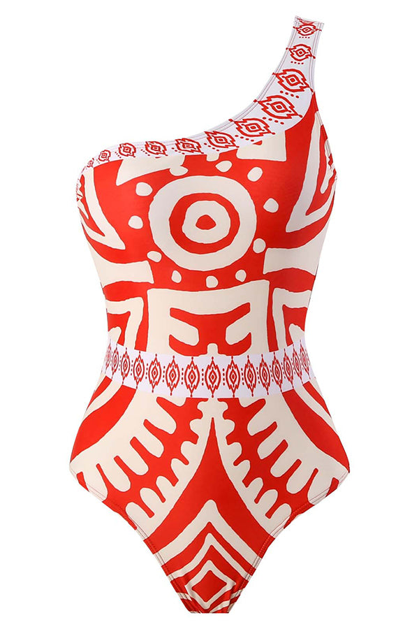 Stylish Printed Swimsuit with Elastic Waist Pants - Trendy Beachwear for Women | Perfect for Pool Parties, Vacations & Summer Outfits