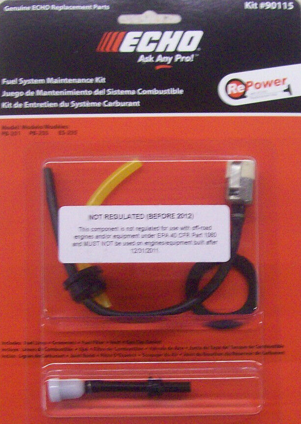 Genuine Echo Fuel System Kit PB 251 PB 255 ES 255 (90115) - Compatible with Echo Chainsaws & Trimmers - Perfect for Outdoor Power Equipment Maintenance & Repair