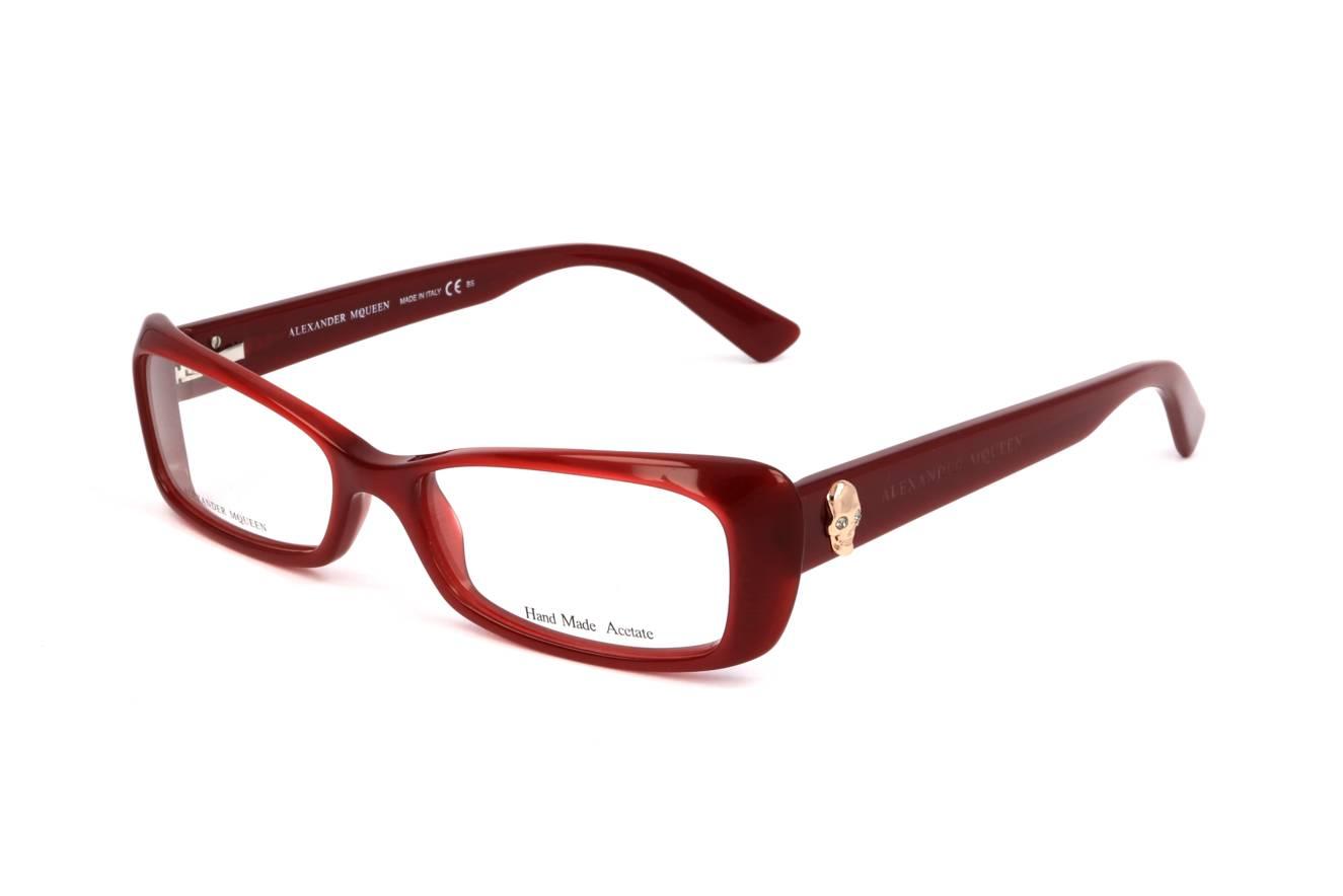 Alexander McQueen AMQ4184 Designer Eyeglasses for Men & Women – Stylish & Lightweight Frame for Everyday Wear, Work & Fashion