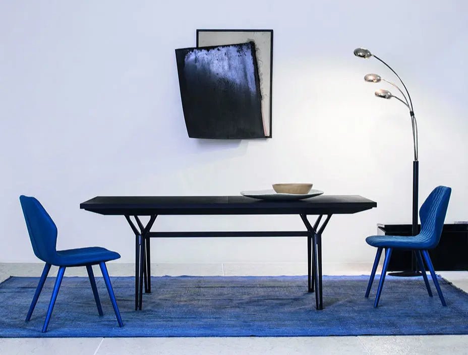 Extendable Dining Table by Bross - Expandable Wooden Table for 6 to 10 People, Perfect for Family Gatherings & Dinner Parties